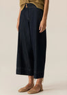 Carsen Crop Pant - Dark Wash