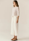 Carsen Crop pant - Ecru