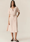 Faire Belted Dress - Blush