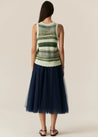 Marc Multistripe Knit - Green Multi