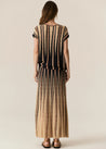 Tedd Knit Skirt - Ink/Camel