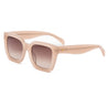 Harlow Shades - Cream/Rosewood Gradient
