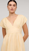 Staple The Label Estelle Midi Dress - Butter Yellow