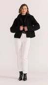 Staple The Label Tate Sherpa Jacket - Black