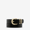 Let It Be Belt - Black/Gold