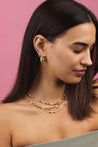 Alex Hoop Earrings - Gold