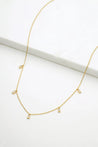 Baguette Mini Necklace - Gold