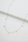 Baguette Mini Necklace - Silver