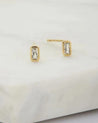 Lily Stud Earrings - Gold