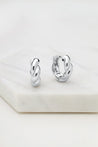 Maya Hoop Earrings - Silver