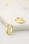 Rose Earrings - Gold