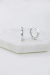 Willow Hoop Earring - Silver