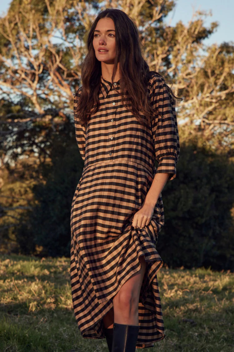 Befit Dress | Toffee Black Check Befit Dress | Toffee Black Check