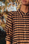 Befit Dress - Toffee Black Check