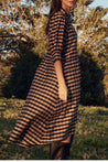 Befit Dress - Toffee Black Check