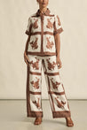 Gesture Pant - Coffee Collage