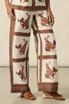 Gesture Pant - Coffee Collage