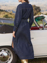 Snapshot Dress - Dark Denim