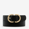 In Reverse Belt - Black/Gold